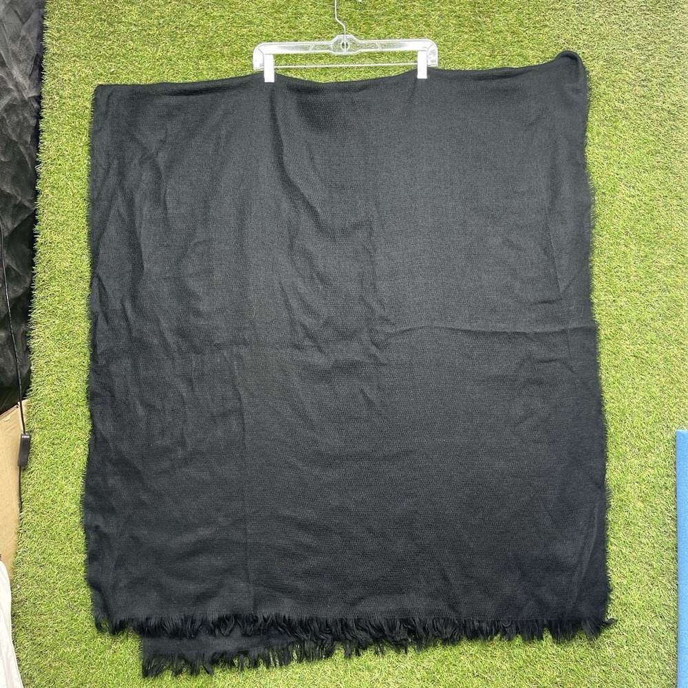 Brandy Melville Black Cardigan Throw John Galt 37in x 84in Blanket Throw